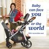 Graco Mode Nest2Grow DLX Travel System, 4-in1 Carseat Stroller Combo, 4 Modes of Use Capability from Infant Car Seat Carrier to Double Stroller, Includes SnugRide SnugFit LX Infant Car Seat, Riordan(Maison)