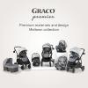 Graco Mode Nest2Grow DLX Travel System, 4-in1 Carseat Stroller Combo, 4 Modes of Use Capability from Infant Car Seat Carrier to Double Stroller, Includes SnugRide SnugFit LX Infant Car Seat, Riordan(Midtown)
