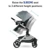 Graco Modes Nest Travel System, 3-in1 Modular Carseat Stroller Combo, Adjustable Slide2Me Infant Car Seat Carrier to Toddler Stroller, Includes the SnugRide DLX Infant Car Seat, Sullivan(Raven)