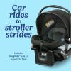 Graco Modes Pramette Travel System, 3-in1 Modular Carseat Stroller Combo, Infant Car Seat Carrier to Toddler Stroller, Includes the SnugRide 35 Car Seat, Ellington(Canter)