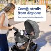 Graco Modes Pramette Travel System, 3-in1 Modular Carseat Stroller Combo, Infant Car Seat Carrier to Toddler Stroller, Includes the SnugRide 35 Car Seat, Ellington(Ellington)