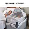 Graco My View 4 in 1 Bassinet | Infant to Toddler Bassinet with 4 Stages