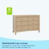 Graco Noah 3 Drawer Chest with Changing Topper (Pebble Gray) – GREENGUARD Gold Certified, Baby Dresser Table Top, for Nursery, Kids(Driftwood)