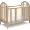 Graco Olivia Convertible Crib (Black) – GREENGUARD Gold Certified, 100% Solid Wood, Fits Standard Crib Mattress, Converts to Toddler Bed and Daybed, 4 Adjustable Mattress Heights(Driftwood)