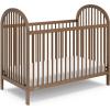 Graco Olivia Convertible Crib (Hazelnut) – GREENGUARD Gold Certified, 100% Solid Wood, Fits Standard Crib Mattress, Converts to Toddler Bed and Daybed, 4 Adjustable Mattress Heights(Hazelnut)