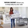 Graco Pack ‘n Play Day2Dream Travel Bassinet Playard Features Portable Bassinet Diaper Changer and More (Lo, Lo)(Beau)