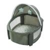 Graco Pack n Play Dome LX Playard with Baby Bassinet, Lightweight Portable Crib, Push-Button Fold Travel Crib, Redmond, Convertible(Oskar)