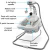 Graco Simple Sway Baby Swing, Side‑to‑Side Sway, Infant Swing with 6 Speeds, Vibration, Abbington(Redmond)