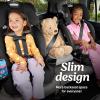 Graco Slimfit 3-in-1 Convertible Car Seat, Ultra-Space-Saving Design, Jarret, Suitable for Rear and Forward-Facing, Highback Booster Seat with 10-Position Headrest(Silas)