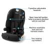 Graco Tranzitions 3-in-1 Harness Booster Car Seat, Forward Facing Car Seat, Highback, to Backless Booster, Cinder(Proof 2.0)