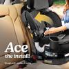 Graco Turn2Me 3-in-1 Car Seat with Rotating Feature, Highback Booster, for Newborn to Toddler up to 100lbs, in Manchester