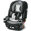 Graco 4Ever DLX 4-in-1 Car Seat, Grey, Infant to Toddler Car Seat, with 10 Years of Use, Rear-facing, Forward-facing and Booster Modes, Safe, Comfortable and Convenient
