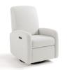 Graco Bellwood Power Recliner Swivel Glider (Ivory Basketweave) – Electronic Power Recliner for Nursery, Includes Dual-USB Charging Port for USB-A & USB-C, Glider Rocking Chair with Full Recline(Ivory)