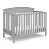 Graco Benton 5-in-1 Convertible Crib (Pebble Gray) – GREENGUARD Gold Certified, Converts from Baby Crib to Toddler Bed, Daybed and Full-Size Bed, Fits Standard Full-Size Crib Mattress(Pebble Gray)