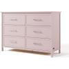 Graco Classic 3 Drawer Changing Table Dresser (White) – GREENGUARD Gold Certified Baby Dresser with Changing Table Top, Includes Interlocking Drawer System(Blush)