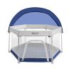 Graco Lite Traveler 4 in 1 Playard with 4 Modes, Bedside Bassinet, Toddler Playpen, Free Play and Slumber Tent Mode, Lightweight Portable Playard with Canopy and Carry Bag(Canyon)