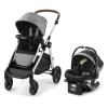 Graco Modes Nest2Grow Travel System, 4-in-1 Carseat Stroller Combo with Expandable Double Stroller Option, Adjustable Slide2Me Seat, Includes SnugRide 35 Lite Elite Infant Car Seat, Ren