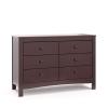 Graco Noah 3 Drawer Chest with Changing Topper (Pebble Gray) – GREENGUARD Gold Certified, Baby Dresser Table Top, for Nursery, Kids(Espresso)