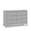 Graco Noah 3 Drawer Chest with Changing Topper (Pebble Gray) – GREENGUARD Gold Certified, Baby Dresser Table Top, for Nursery, Kids(Pebble Gray)