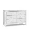 Graco Noah 3 Drawer Chest with Changing Topper (Pebble Gray) – GREENGUARD Gold Certified, Baby Dresser Table Top, for Nursery, Kids(White)