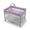 Graco On The Go Zip DLX Pack ‘n Play Playard, Folding Playpen with Bassinet, Portable Crib, Parker(Lilac Mod)
