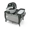 Graco Pack n Play Dome LX Playard with Baby Bassinet, Lightweight Portable Crib, Push-Button Fold Travel Crib, Redmond, Convertible(Astin)