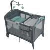 Graco Pack n Play Dome LX Playard with Baby Bassinet, Lightweight Portable Crib, Push-Button Fold Travel Crib, Redmond, Convertible(Manor)