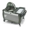 Graco Pack n Play Dome LX Playard with Baby Bassinet, Lightweight Portable Crib, Push-Button Fold Travel Crib, Redmond, Convertible(Oskar)