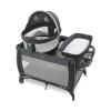 Graco Pack n Play Dome LX Playard with Baby Bassinet, Lightweight Portable Crib, Push-Button Fold Travel Crib, Redmond, Convertible(Redmond)