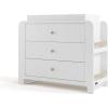 Graco Read-with-Me 3 Drawer Chest with Bookshelves and Removable Changing Topper (White with Driftwood) – GREENGUARD Gold Certified, Nursery & Kids’ Bedroom Wood Chest with Spacious Storage(White With Driftwood)