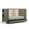 Graco Read-with-Me 4-in-1 Convertible Crib with Drawer (Olive with Driftwood) – GREENGUARD Gold Certified Converts to Toddler Bed, Daybed, and Functional Bookshelves(Olive With Driftwood)