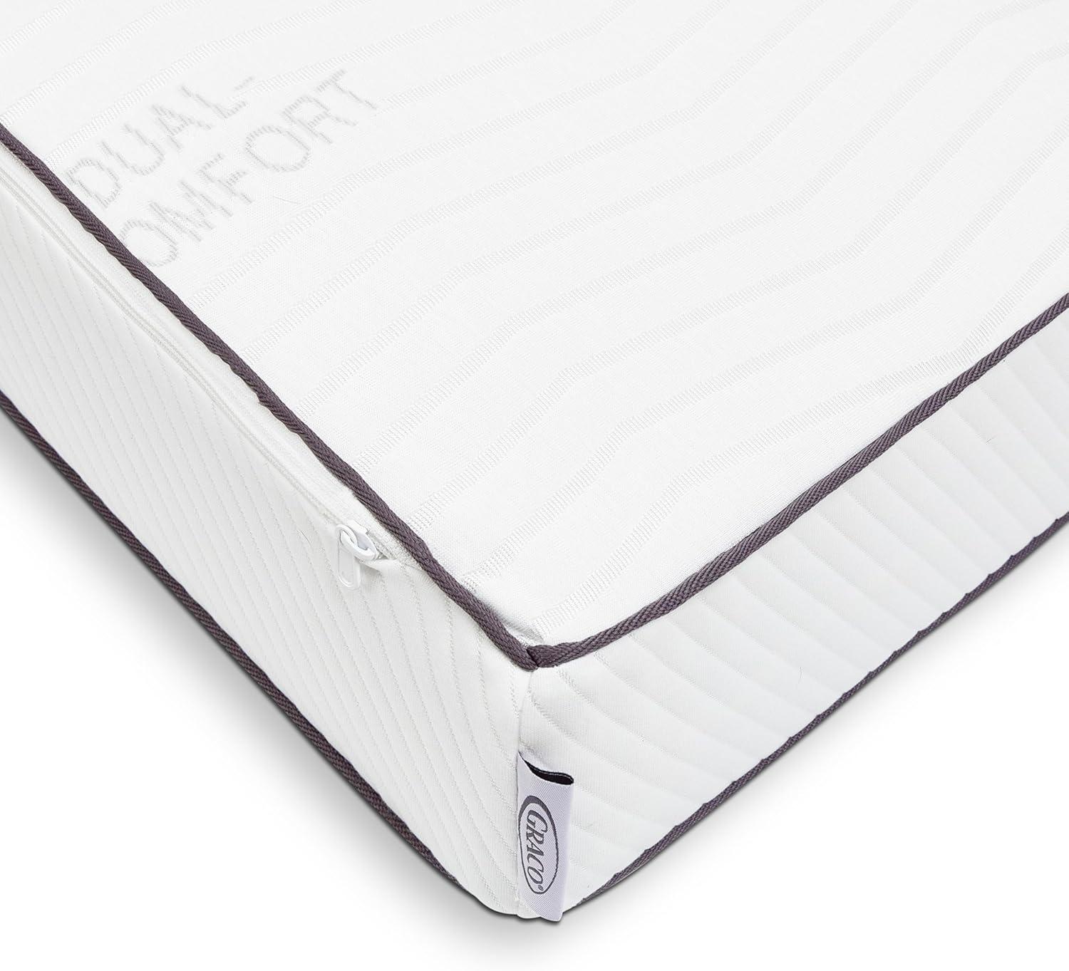 imageGraco 6Inch DualComfort Crib ampamp Toddler Mattress GREENGUARD Gold CertiPURUS Certified Foam Machine Washable Cover with 100 Waterproof Surface Fits Standard Full Size Baby Crib and Toddler BedMattress