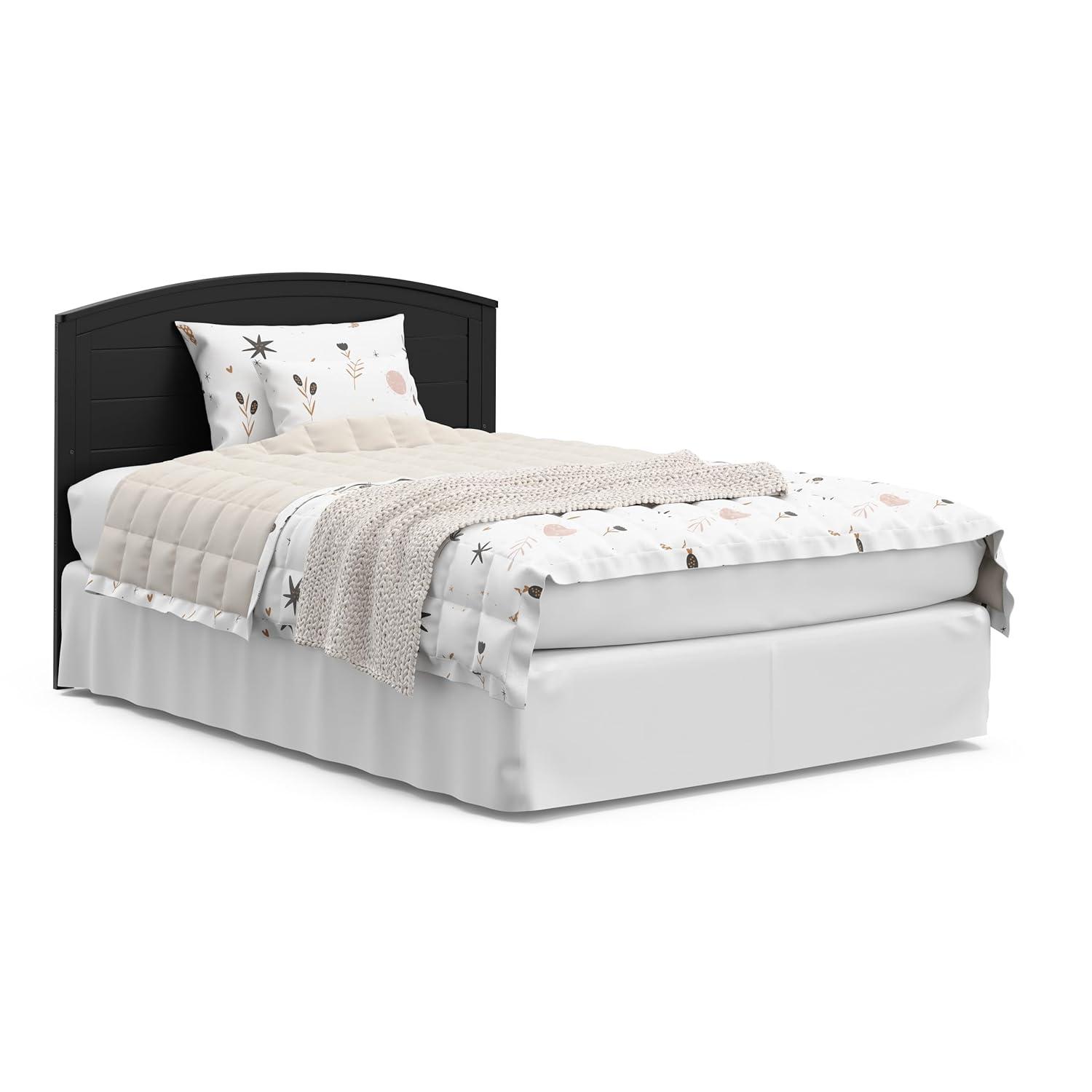 imageGraco Bellwood 5in1 Convertible Crib ampamp Changer with Drawer White GREENGUARD Gold Certified FullSize Storage Drawer Converts to Toddler Bed and FullSize BedBlack