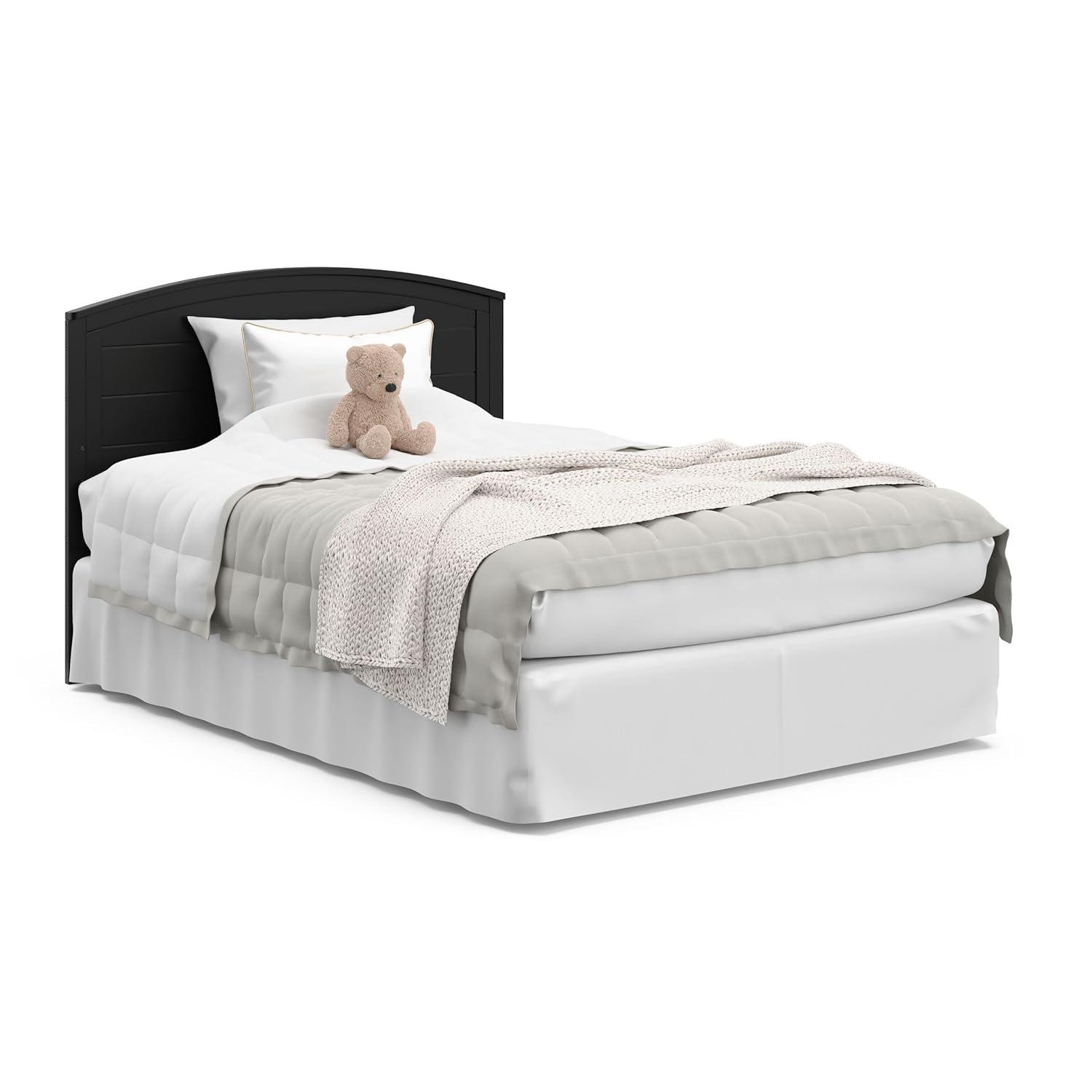 imageGraco Bellwood 5in1 Convertible Crib ampamp Changer with Drawer White GREENGUARD Gold Certified FullSize Storage Drawer Converts to Toddler Bed and FullSize BedBlack