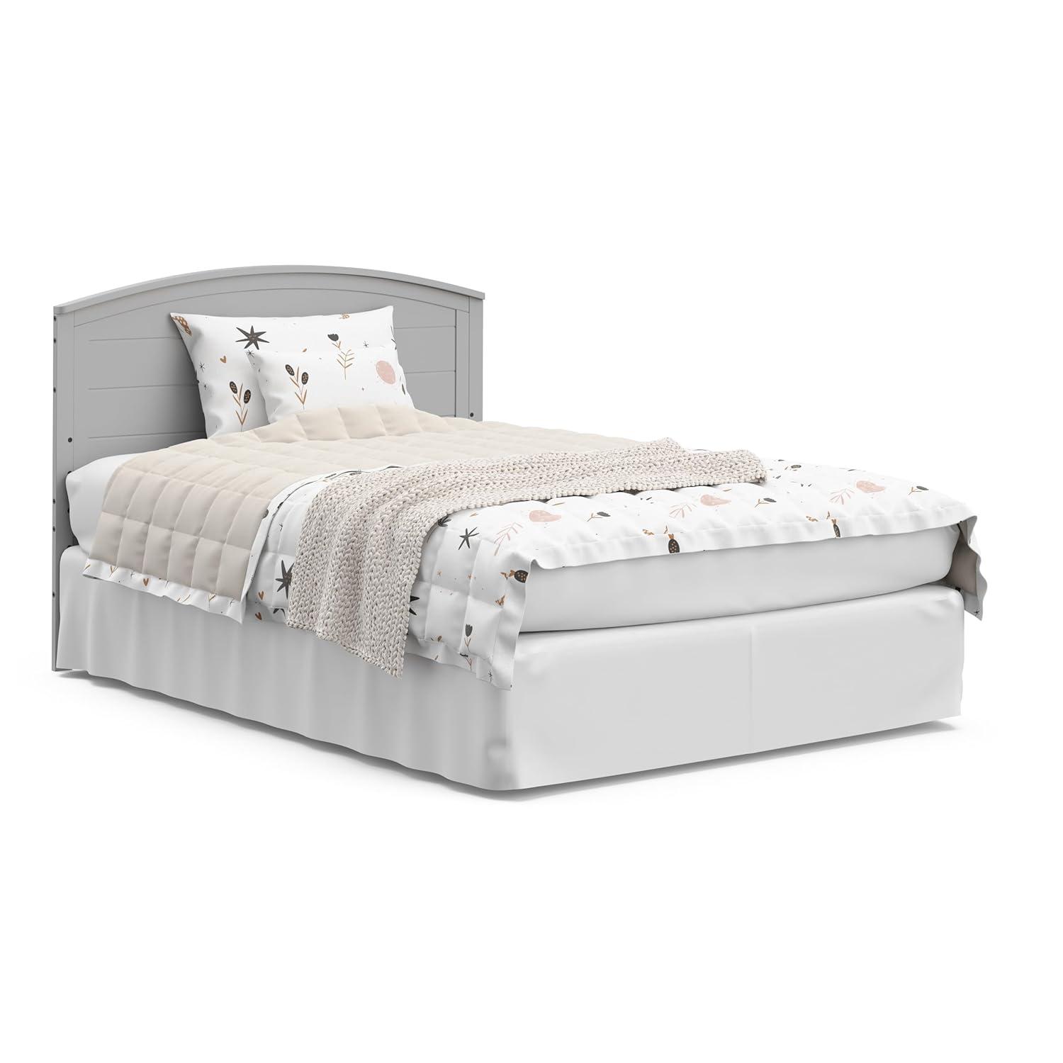 imageGraco Bellwood 5in1 Convertible Crib ampamp Changer with Drawer White GREENGUARD Gold Certified FullSize Storage Drawer Converts to Toddler Bed and FullSize BedPebble Gray