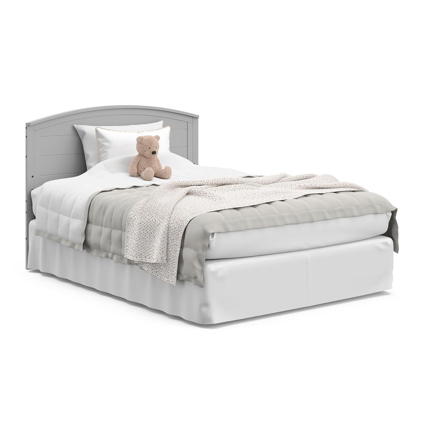 imageGraco Bellwood 5in1 Convertible Crib ampamp Changer with Drawer White GREENGUARD Gold Certified FullSize Storage Drawer Converts to Toddler Bed and FullSize BedPebble Gray