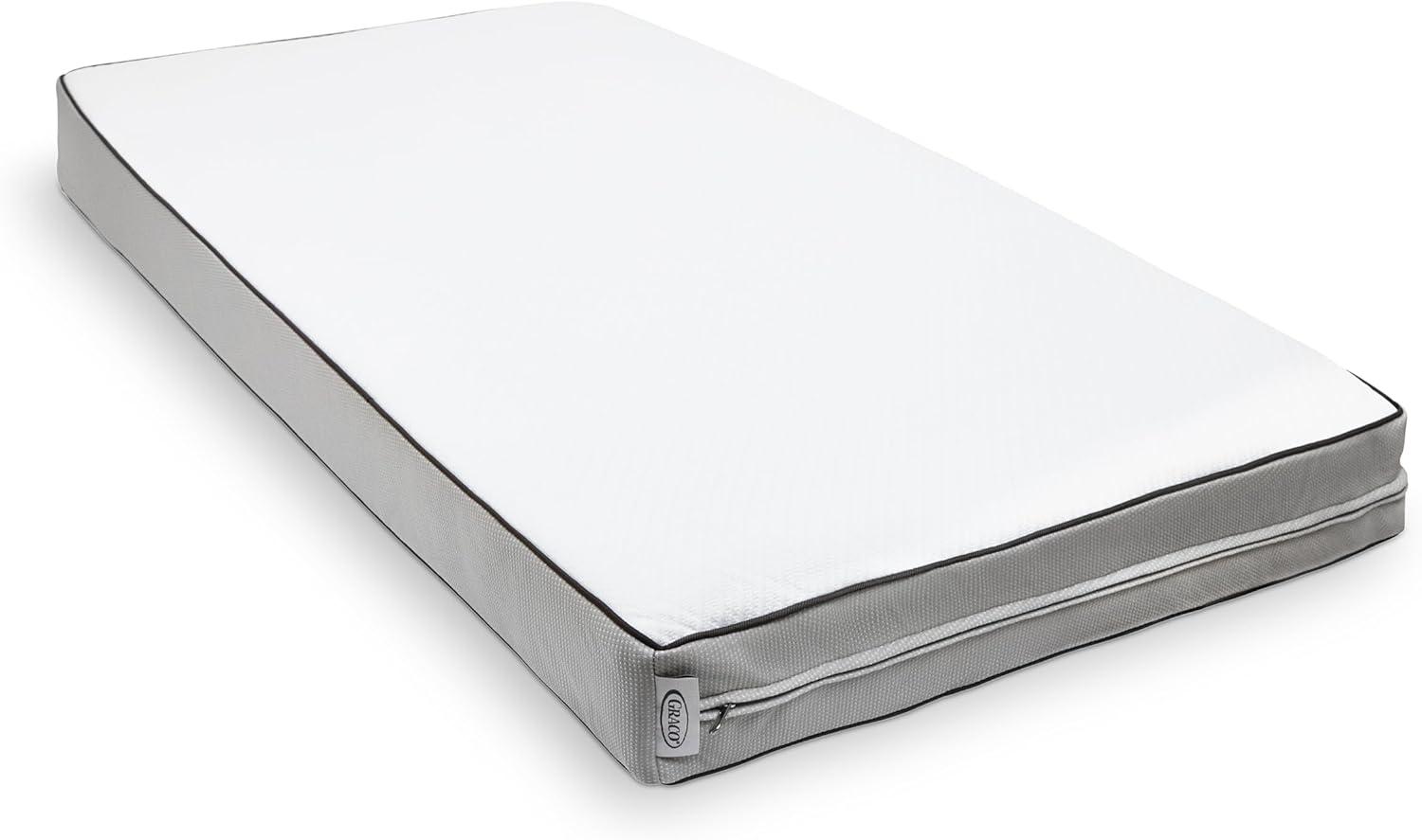 imageGraco Essentials 6Inch DualSided Crib ampamp Toddler Mattress Premium UltraSoft Baby Crib Mattress Cover for Quiet Sleep GREENGUARD Gold Certified Made in The USA Waterproof Sleep Surface 2Sided5Inch