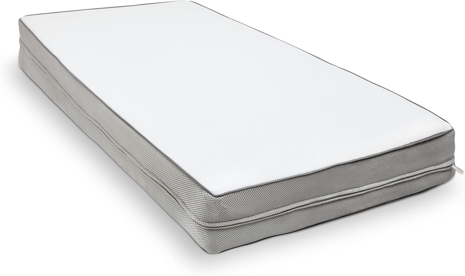 imageGraco Essentials 6Inch DualSided Crib ampamp Toddler Mattress Premium UltraSoft Baby Crib Mattress Cover for Quiet Sleep GREENGUARD Gold Certified Made in The USA Waterproof Sleep Surface 2Sided5Inch