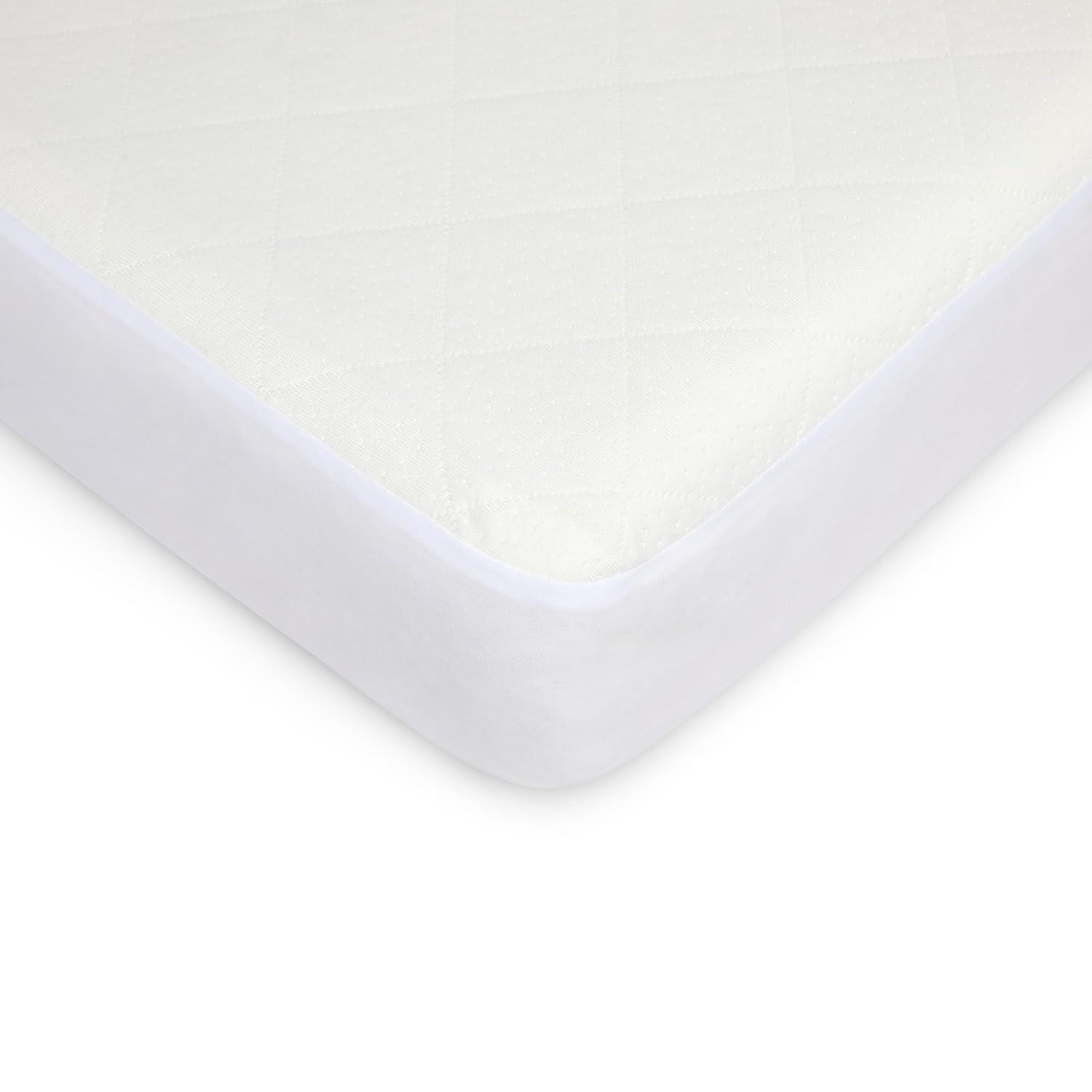 imageGraco Premium Crib ampamp Toddler Mattress GREENGUARD Gold Certified MachineWashable OEKOTEX STANDARD 100 Certified Cover with Waterproof Surface Fits Any Standard Full Size Baby Crib ampamp Toddler BedMattress and Protector 1PK