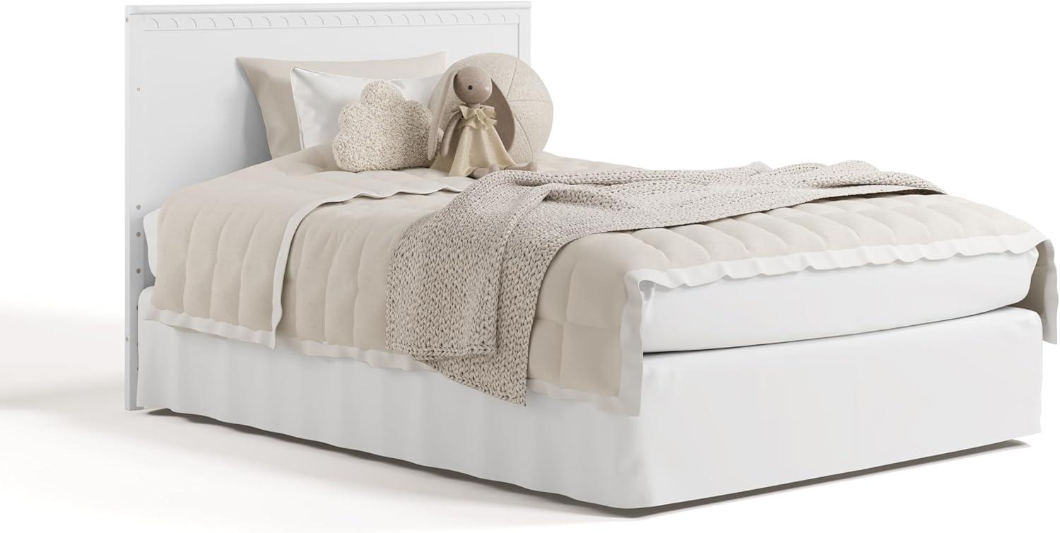 imageGraco Sasha 5in1 Convertible Crib with Drawer Frosted Oat GREENGUARD Gold Certified Wood Crib Converts to Toddler Bed Daybed FullSize Bed Stylish Classic DesignWhite