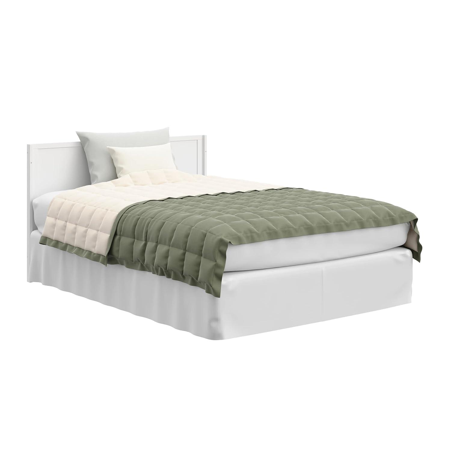 imageGraco Theo Convertible Crib with Storage Drawer Frosted Oat GREENGUARD Gold Certified Wooden Baby Crib with Drawer Converts to Toddler Bed Fits Standard Crib MattressWhite