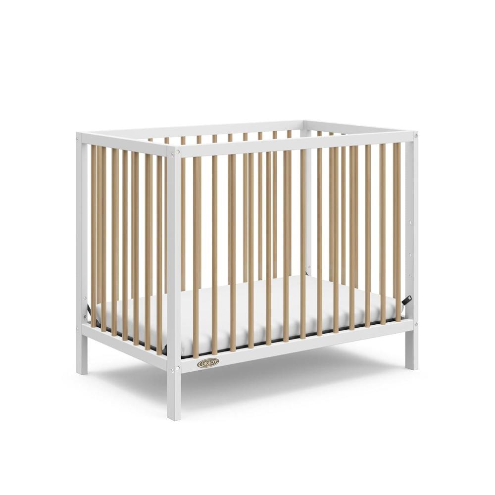 imageGraco Teddi 5in1 Convertible Crib with Drawer Driftwood GREENGUARD Gold Certified Crib with Drawer Combo FullSize Nursery Storage Drawer Converts to Toddler Bed Daybed and FullSize BedWhiteDriftwood