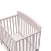 Graco Benton 4-in-1 Convertible Mini Crib with Bonus Crib Mattress (White) – GREENGUARD Gold Certified, 2.75-Inch Mattress Included, Baby Crib Converts to Twin Bed, Ideal for Small Spaces(Blush)