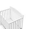 Graco Benton 4-in-1 Convertible Mini Crib with Bonus Crib Mattress (White) – GREENGUARD Gold Certified, 2.75-Inch Mattress Included, Baby Crib Converts to Twin Bed, Ideal for Small Spaces(White)