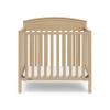 Graco Benton 4-in-1 Convertible Mini Crib with Bonus Crib Mattress (White) – GREENGUARD Gold Certified, 2.75-Inch Mattress Included, Baby Crib Converts to Twin Bed, Ideal for Small Spaces(Driftwood)