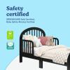 Graco Olivia Toddler Bed (Driftwood) – GREENGUARD Gold Certified, Includes Toddler Safety Guardrails, Fits Standard Crib & Toddler Mattress, Stylish Arched Design(Black)