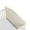 Graco Paris 4-in-1 Convertible Crib – GREENGUARD Gold Certified, Converts to Toddler Bed, Daybed and Full Bed, Fits Standard Crib Mattress, Adjustable Mattress Base, Frosted Oat(Frosted Oat)