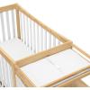 Graco Remi 4-in-1 Convertible Crib & Changer (White) – GREENGUARD Gold Certified, Fits Standard Crib Mattress, Converts to Toddler Bed and Full Bed, 4 Adjustable Mattress Heights(White & Natural)