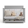 Graco Shiloh 5-in-1 Convertible Crib & Changer with Drawer (Driftwood) – GREENGUARD Gold Certified Baby Crib Crafted from Wood, Converts to Toddler Bed, Daybed, and Full-Size Bed(Pebble Gray)