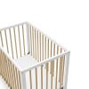 Graco Teddi 5-in-1 Convertible Crib with Drawer (Driftwood) – GREENGUARD Gold Certified, Crib with Drawer Combo, Full-Size Nursery Storage Drawer, Converts to Toddler Bed, Daybed and Full-Size Bed(White/Driftwood)